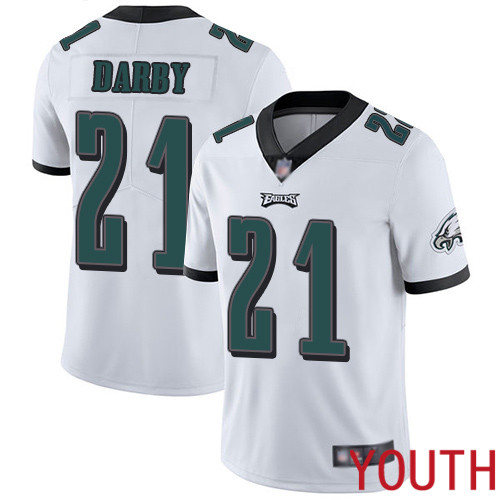 Youth Philadelphia Eagles 21 Ronald Darby White Vapor Untouchable NFL Jersey Limited Player Football